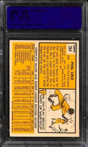 1963 Topps #264 Фил Линц Psa 8 90359815 - Бейзболни картички с надписи