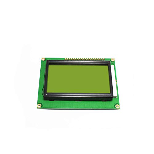 1БР LCD дисплей 12864 128x64 Точки Графичен Жълто-Зелен Цвят на Подсветката на LCD Екрана 5.0 Интегрални схеми