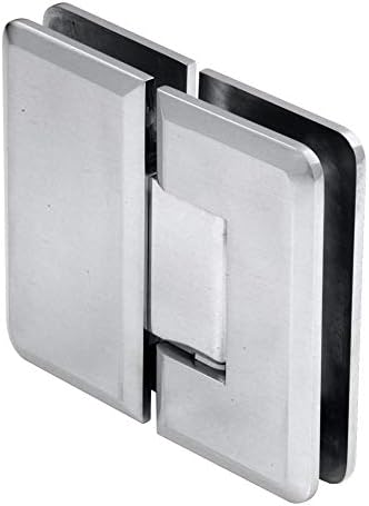 Brixwell H-MS180GTG-BS Регулируема Панта за закрепване на стъкло към стъкло серия Masterpiece от матирана неръждаема стомана на 180 градуса