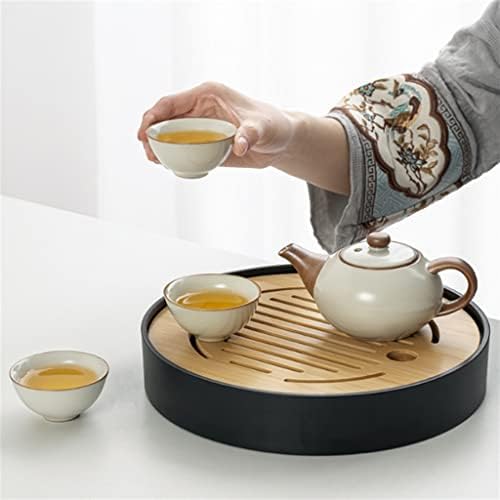 DHDM Китайски Чай, Комплект за домашна употреба, Малък чайник Кунг-фу, Чаена чаша, чайника, чаена чаша (Цвят: D, размер: