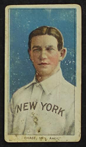 1909 T206 BLUE Хал Чейс Ню Йорк Янкис (Бейзболна картичка) (Портрет на син фон), ДОБРИ Янките
