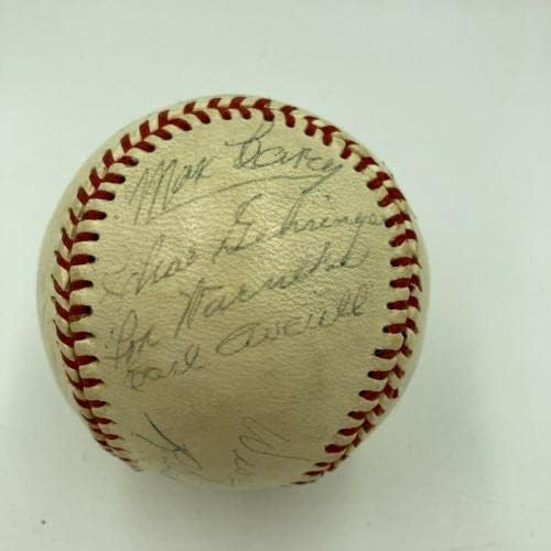 1933 встъпването в длъжност на Първата В историята на екипа на All Star Game серии с подпис на JSA COA - Бейзболни топки
