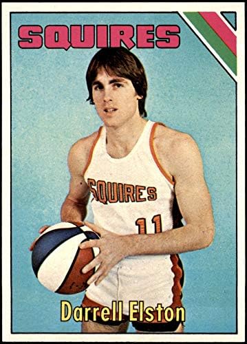 1975 Топпс 308 Дарел Элстон Вирджиния Squires (баскетболно карта) NM/MT Squires UNC