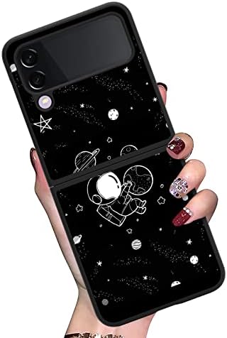 Wlxee за Samsung Galaxy Flip 4 Калъф, Лъскав Калъф с Подсолнухом за Телефон за Жени, Момичета, Мъже, Тънък Сладък Твърд