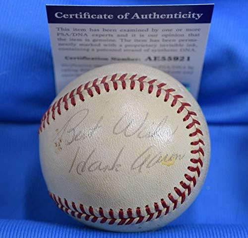 Автограф на ХАНК ААРОН PSA ДНК Американската лига на 60-те години, подписан от бейсболистом Кронином
