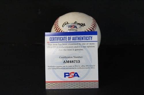 Автограф на Спарки Андерсън (75-76 WSC Maya) в бейзбола Auto PSA/DNA AM48713 - Бейзболни топки с автографи