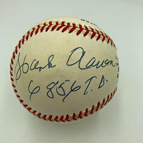 Уили Мейс Ханк Аарон Стан Музиал Total Baseball С Автограф от JSA по Бейзбол - Бейзболни топки с автографи