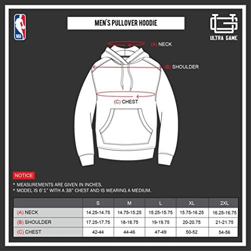 Мъжки Руното Hoody Ultra Game NBA, Пуловер, Hoody Primo Металик