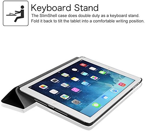 Калъф Fintie Slimshell за iPad Air 9,7 - Ультралегкий умен защитен калъф-поставка с функция за автоматично преминаване в режим на заспиване /събуждане по телефона за модели iPad Air
