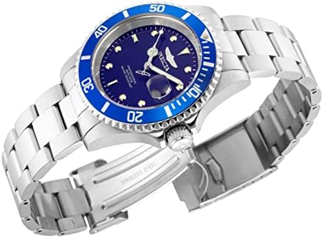 Мъжки Кварцов часовник Invicta Pro Diver с каишка от Неръждаема Стомана