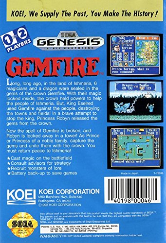 Gemfire - Сега Генезиса На