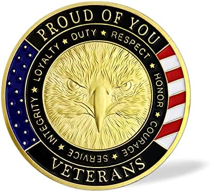Монета на повикване ветерани от войната, Благодаря ви за вашата услуга, монета с благодарност ветерани, подарък
