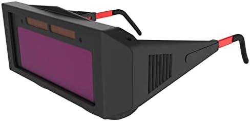 GZ GUOZHI Заваръчни Очила с автоматично затъмняване на слънчеви батерии, Заварчик Очила с Регулируем оттенък за плазмено