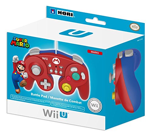 HORI Battle Pad за Wii U (версия на Mario) е с турбо - Nintendo Wii U (актуализиран)