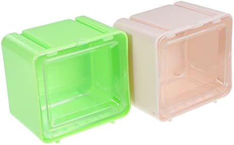 Cabilock 2 бр. Скоростна Кутия За Съхранение на Лента Прозрачен Пластмасов Органайзер Кутии Прозрачен Органайзер Скоростна