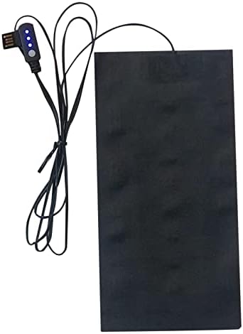 Притопляне на Нагревателен Текстилен Колан нагревател A Отопление коленете Heat USB Електрически уреди Младежки Черни