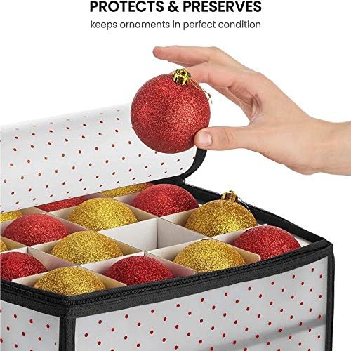 POROPL Украшение 64 Кутия За Съхранение на Фенечек Украшение Коледно Дърво Чанта Кутия За Бижута