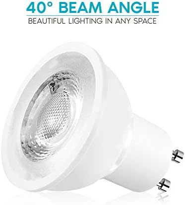 Led лампи LUXRITE MR16 GU10 с регулируема яркост, галогенный еквивалент на 50 W, топло бяла на цвят 2700 До 500 Лумена, Прожекторная led лампа GU10 напрежение 120 В, предназначена за зак