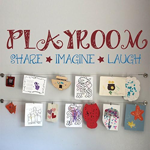 Зала за игри Споделите Изображение се Смее Потребителски Стенен декор за игри стая, Стикер на стената в детската стая,