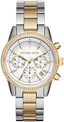 Дамски часовник Michael Kors Ritz От Неръждаема Стомана С Хрустальным Горния Пръстен
