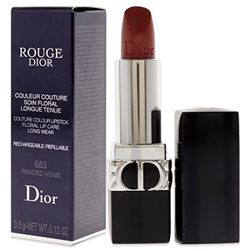 Червило Christian Dior Rouge Dior Couture Сатен - 683 червило Rendezvous (множество) Жените 0,12 грама