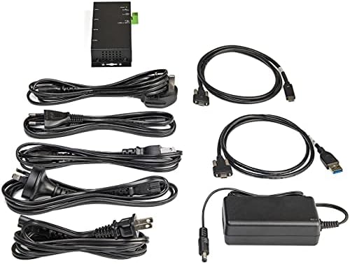 StarTech.com 4-Портов хъб USB C със скорост 10 Gbit/с Метален промишлен hub USB-C - 2X USB-C и 2X USB-A - Защита от електростатични