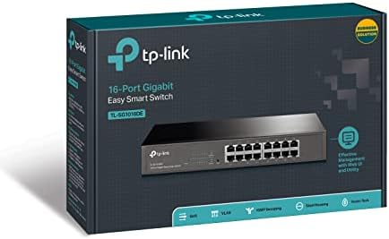TP-Link TL-SG1016DE 16-port gigabit просто интелигентен превключвател