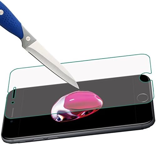Mr.Shield [КОМПЛЕКТ от 3 позиции] е Предназначена за iPhone 8 [Защитен слой от закалено стъкло] [Ультратонкая 0,3 мм,
