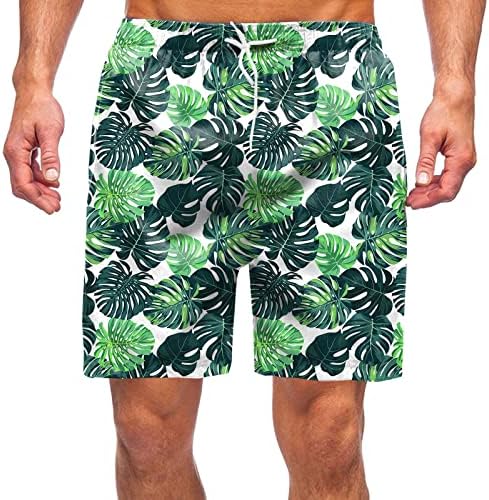 XXBR Мъжки Хавайски Плажни Шорти Летните Забавни Плажни Шорти с Графичен Принтом Плодове, Ежедневни Топене Вкара с Подплата
