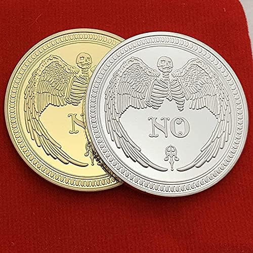 Statesyes сребърно покритие Възпоменателна Монета Angel No Decision Coin Криптовалюта Ada с Предпазен ръкав Лъки Coin