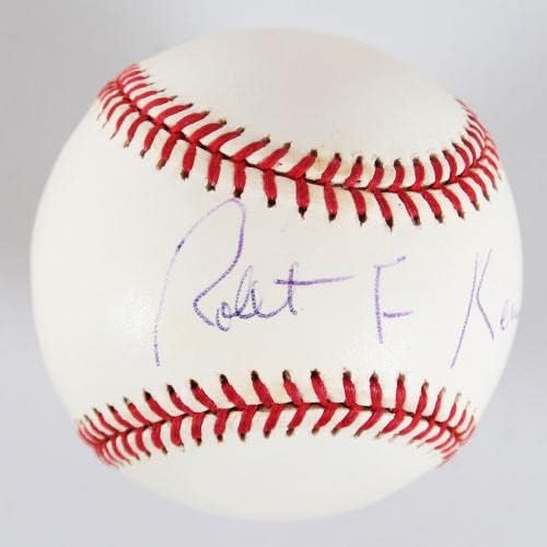 Бейзбол с автограф от Робърт Af Кенеди–младши - COA JSA - Бейзболни топки с автографи