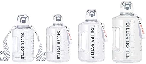 WINGOT Голям капацитет спортна бутилка за вода за фитнес, бутилка за вода с т кофа, градинска мъжки и дамски чаша за
