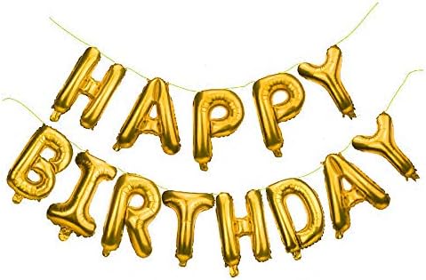 Балони честит Рожден Ден, за Декорация на партита, Балони-Банери от Алуминиево Фолио за Парти по Случай рождения Ден