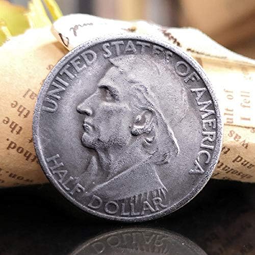 Изискана монета 1935 г. Даниел Буун 200-годишнината Юбилейна Сребърна Монета в Полдоллара Пионерская Монета в стил Уестърн