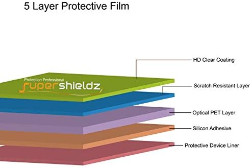 (6 опаковки) Защитно фолио Supershieldz, предназначена за Motorola Moto G Pro High Definition Clear Shield (PET)