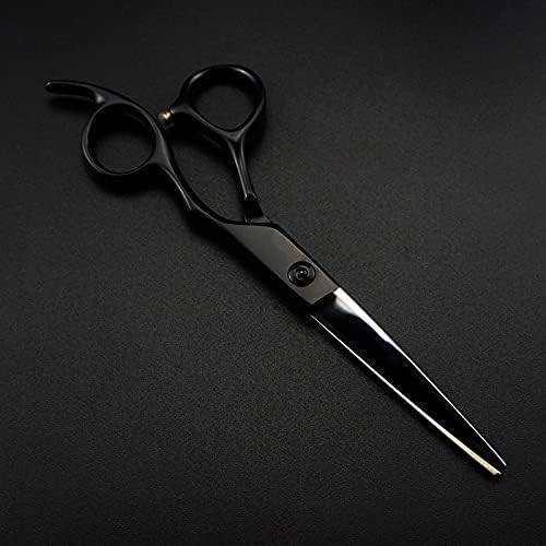 Ножица за подстригване на коса, 6-инчов Японски ножици от стомана 440c черен цвят за стригане, филировочные фризьорски инструменти, режещи ножици, фризьорски ножици (?
