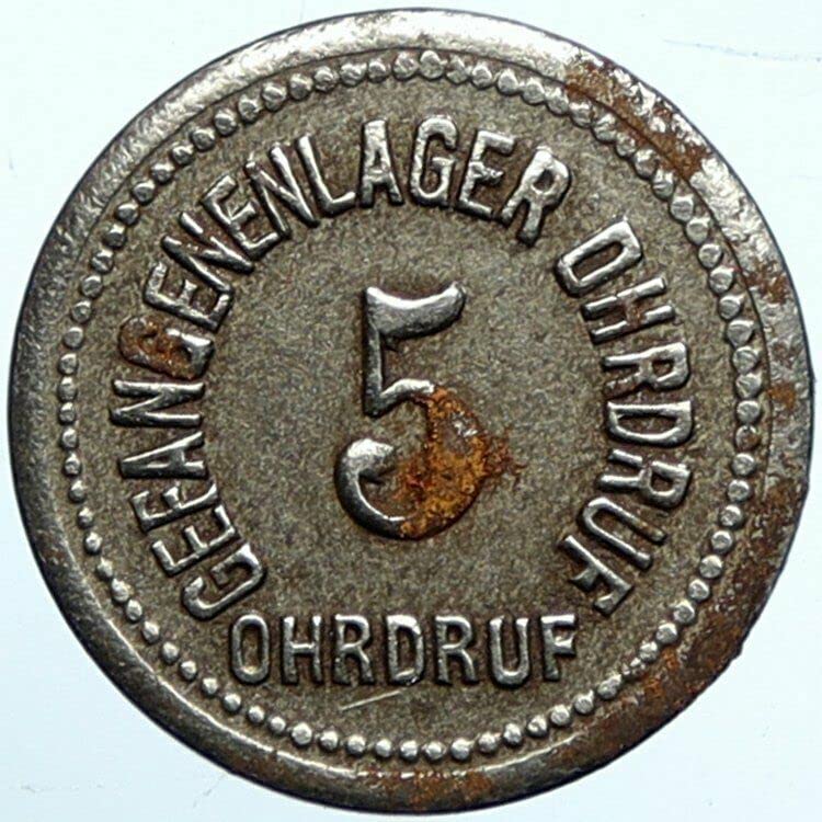 1914 DE ГЕРМАНИЯ 1914-18 военнопленный на Първата световна война Първата световна война T монета е Добра