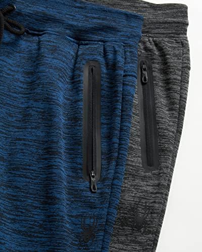 Мъжки спортни панталони Spyder Active - 2 опаковки флисовых панталони за джогинг Tech Performance (S-XL)