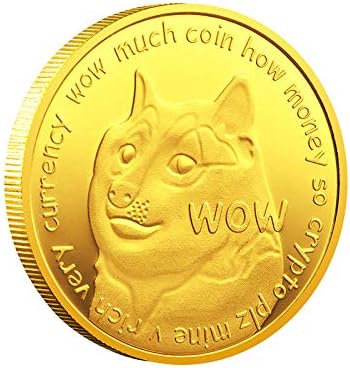Възпоменателни монети от 1 унция Dogecoin Възпоменателна Монета с Надпис Doge Coin Cryptocurrency2021 са подбрани Монета