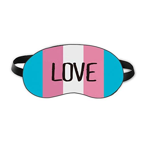 Любовта Трансгендер ЛГБТ Поддръжка на Съня Защита на Очите Мека Нощна Превръзка На Очите на Сивата чанта за Носене