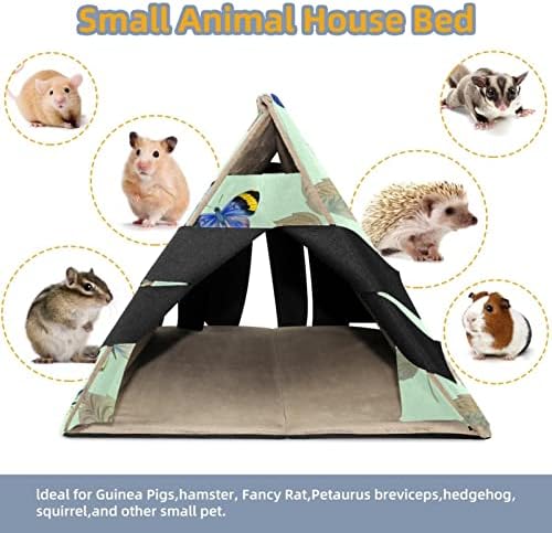 Къща-Легло За Морски Свинчета, Голямо Скривалище на Заек, Гнездо За Дребни Животни, Клетка За Хамстер, Местообитания