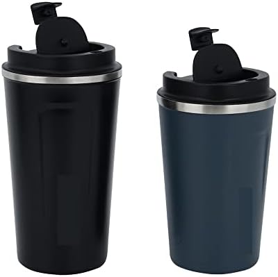 Бутилка за вода JKYYDS - богат на функции Преносим Автомобили Вакуумно бутилка за вода за Фитнес (Цвят: Тъмно син 510