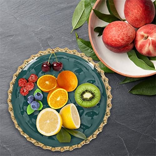 CZDYUF Керамични Сервировочная чиния за закуски в скандинавски стил, Керамични Плодови Чиния за сервиране училищен обяд (Цвят: E, размер: 14,5x14,5 см)