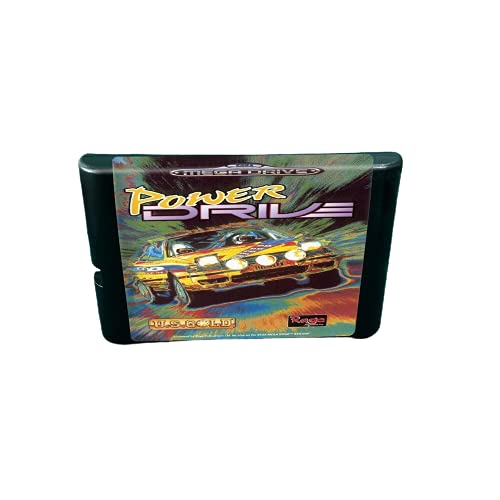 Aditi Power Drive - 16-битов игри касета MD конзола За MegaDrive Genesis (японски корпус)