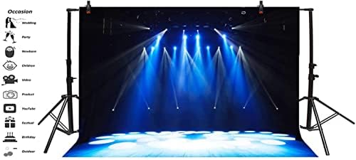 Yeele 12x8ft Безплатна Сцена на Концерт на Фона на Нощното шоу за Забавление Дискотека Парти Клуб Прожекторные светлини