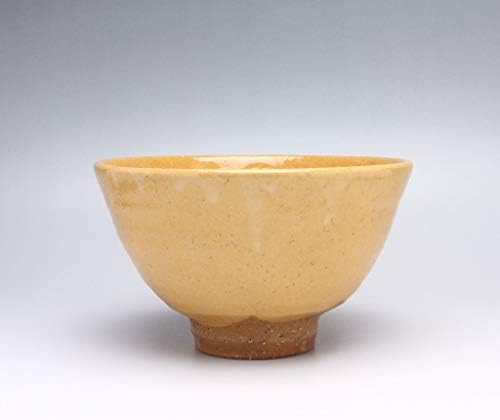 Чаша чай на мача цвят Хаги от Бивы Мушмули от Ясуси Окады. Японска керамика.