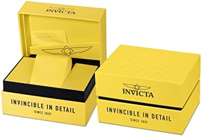 Мъжки часовник Invicta I-Force 44 мм от неръждаема стомана, с йонно покритие от 18-каратово злато и кафява /черна кожа