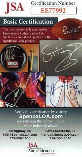 Ед Лопати на Ню Йорк Янкис е Подписал Снимка с Автограф от JSA COA 8x10 - Снимки на MLB с автограф