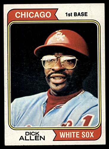 1974 Topps 70 Рич Алън Чикаго Уайт Сокс (Бейзболна картичка) EX/MT+ Уайт Сокс
