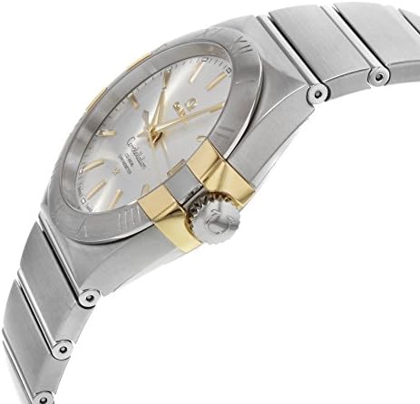 Мъжки часовници Omega Constellation Коаксиални 38mm 123.20.38.21.02.005 от жълто злато, 18 Карата и неръждаема стомана